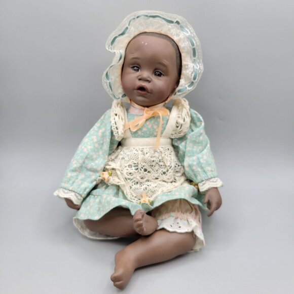 Picture Perfect Baby Danielle Porcelain Doll Ashton Drake Yolanda Bello - Picture 1 of 11